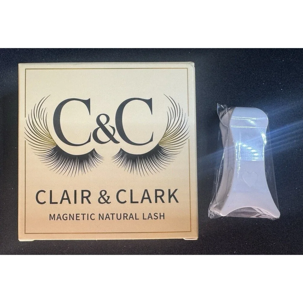 Reusable Natural Magnetic Eyelashes with Applicator Lashes Kit